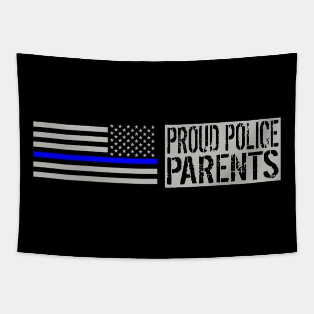 Police: Proud Parents Tapestry by Jared S Davies