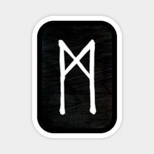 Mannaz | Elder Futhark Runes Magnet