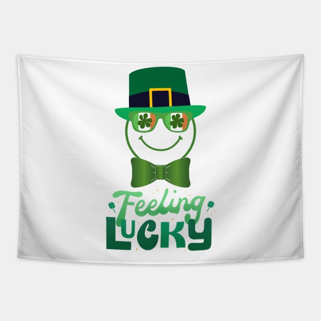 Feeling Lucky Saint Patrick`s Tapestry by Anatoliy Smirnov