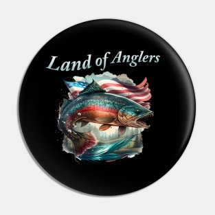 Land of Anglers Pin