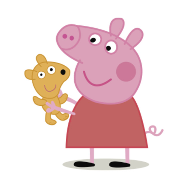Peppa And Teddy - Peppa Pig - T-Shirt | TeePublic