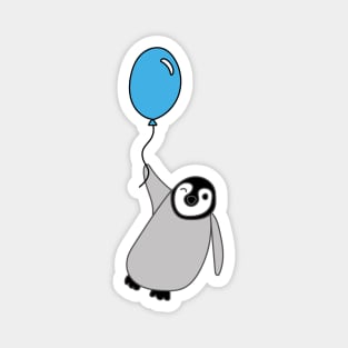 Penguin with Balloon Magnet