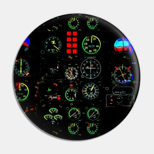 Fasbytes Dark Aviation Pilots Cockpit Pin