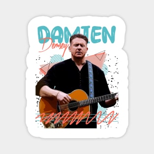 Retro Damien Damsey Fan Art Design Magnet