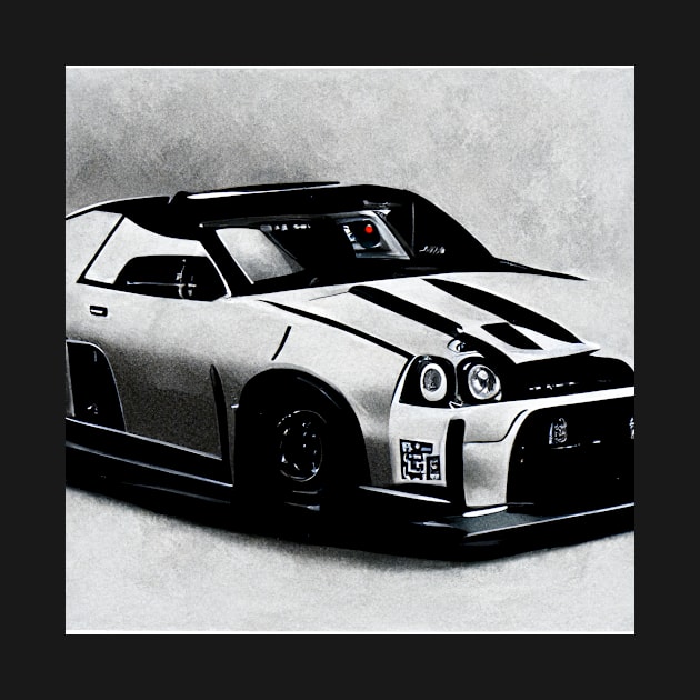 R34 GTR Concept White by DarkAgeArt