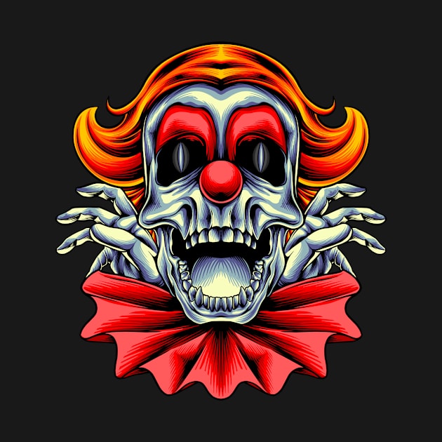 clown skull by Arjanaproject