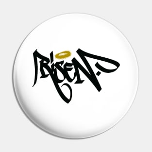 Streetwear Risen Graffiti Pin