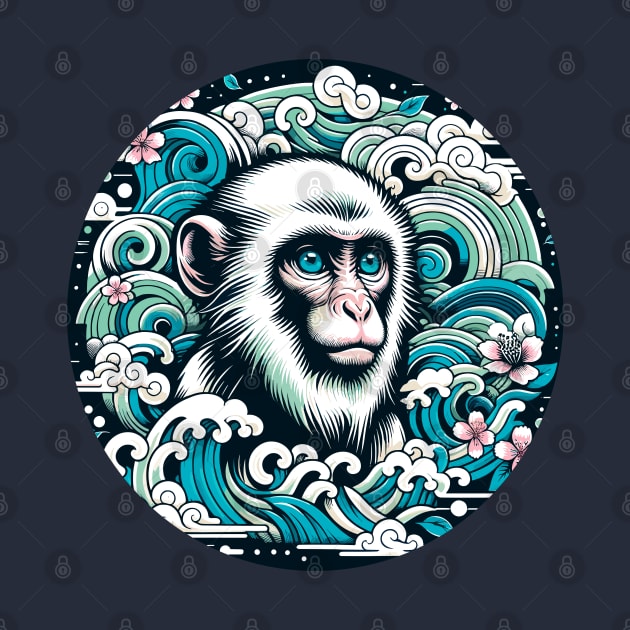 Japanese style monkey by TimeWarpWildlife