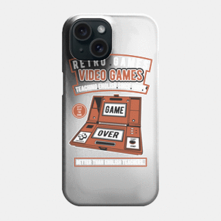 Video Games,Retro Games,Old Scool Gamer, Phone Case