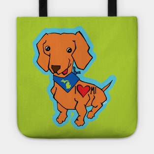 I Love MI Dog - Michigan Love Puppy Tote