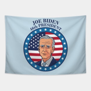 Joe Biden 46th President Tapestry