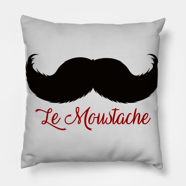 Moustache Pillow by JasonLloyd