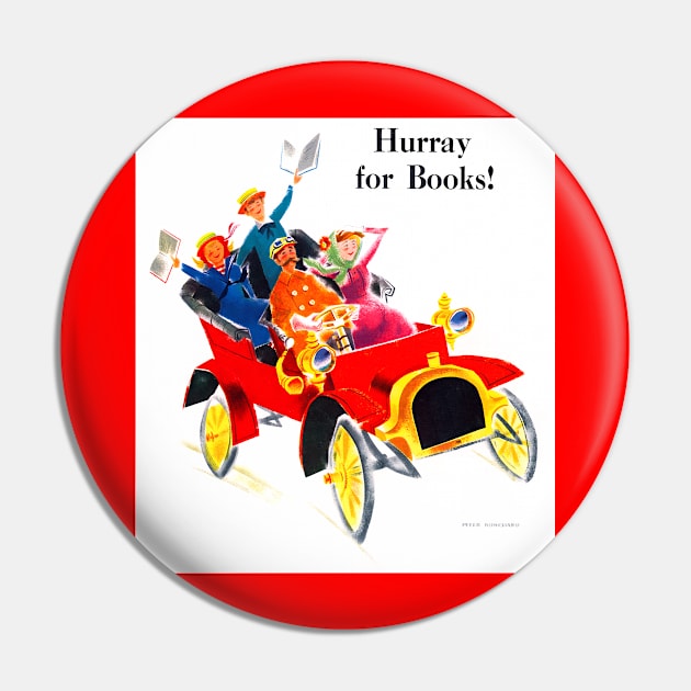 Hurray for books! 1961 Pin by rocketshipretro