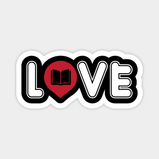 Book Love Gift Design Magnet