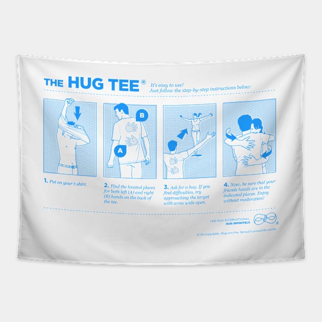 The Hug Tee Tapestry by vo_maria