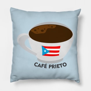 Boricua Cafe Prieto Puerto Rican Coffee Dark Latino Food Pillow