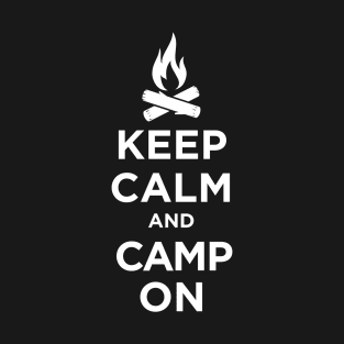 Keep Calm print Camp Counselor product - Camp Staff design graphic T-Shirt