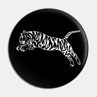 White tiger Pin