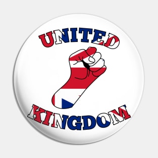 United Kingdom Fist Pin