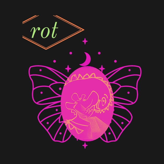 Buttersaur in Handsome Hot Pink by Rot