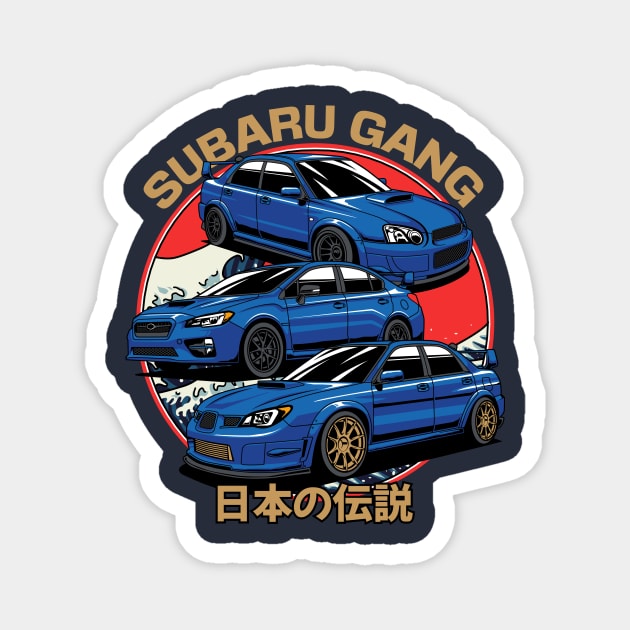 JDM Gang Magnet by cturs