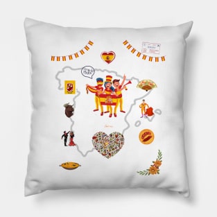 Spain lover Espana Pillow