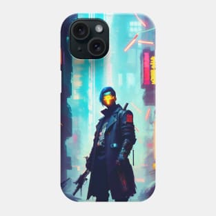 Abstract Cyberpunk Cyborg Phone Case