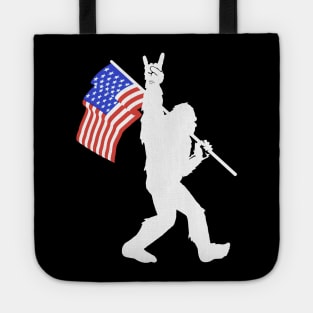 American Flag Bigfoot Tote