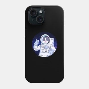 Cat Astronaut Funny Kitty In Space Science Fiction Phone Case