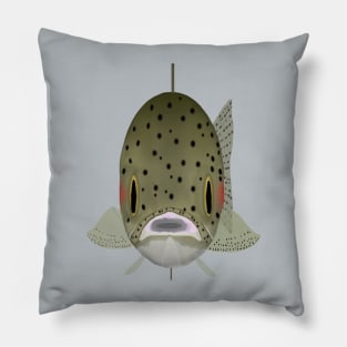 Rainbow Trout Fish Head Pillow