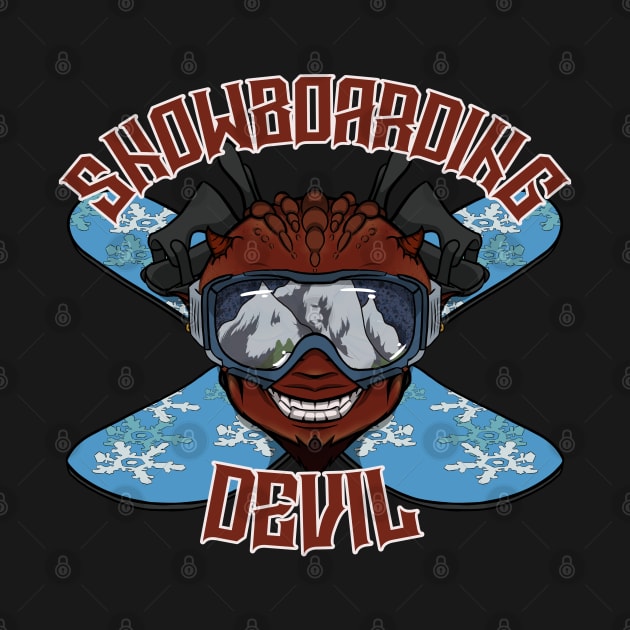 Snowboarding Devil by RampArt