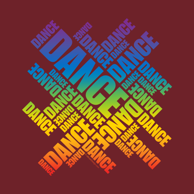 Typographic Dance (Spectrum) by eBrushDesign