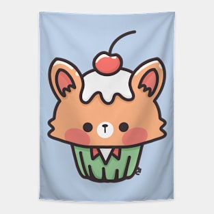 kawaii cupcake Tapestry