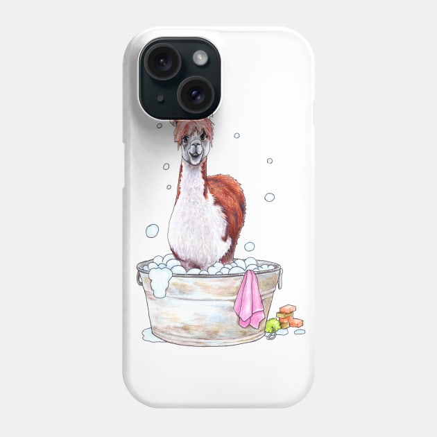 Spit Bath Phone Case by Julie Townsend Studio