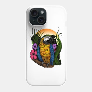 Tropical Parrot Phone Case