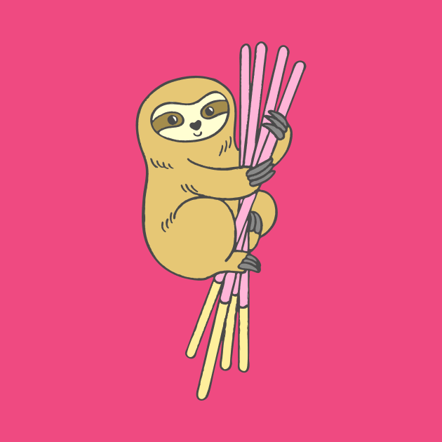 Pocky Sloth by natelledrawsstuff