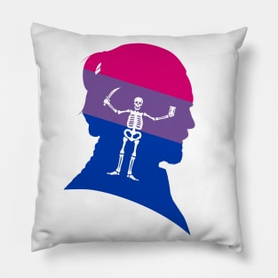 Black Sails Bi Pride Pillow