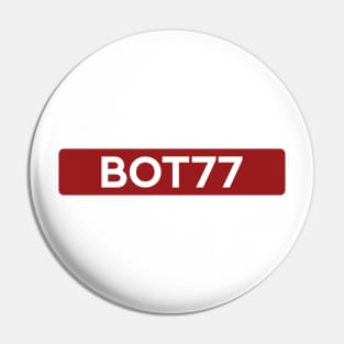 Valtteri Bottas 77 - Driver Tag #3 Pin