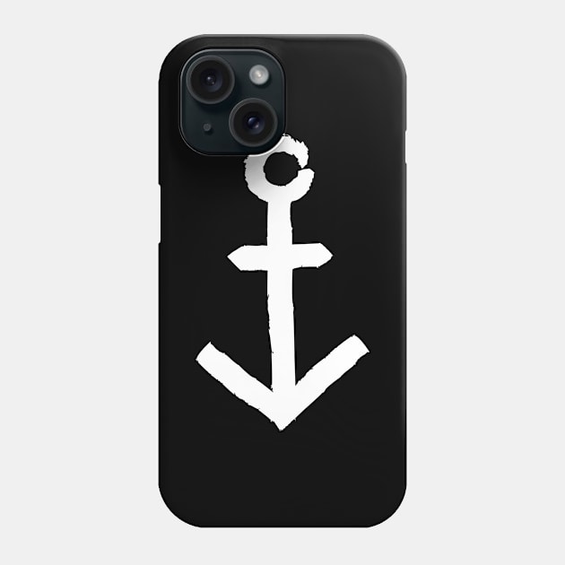 Minimalist Brush Anchor Phone Case by The Smudge