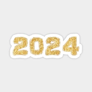 Gold 2024 Magnet