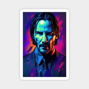 John Wick 4 Colorful Magnet