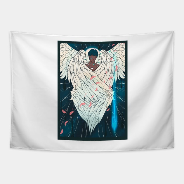 FFXIV Endwalker Hermes / Fandaniel The Protector Tapestry by yalitreads