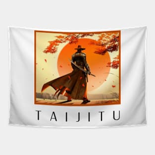 TAIJITU Samurai Warrior Tapestry