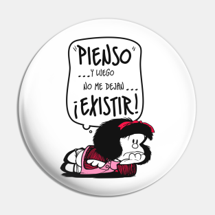 Mafalda Feminista Frases Humor Pins And Buttons Teepublic Au