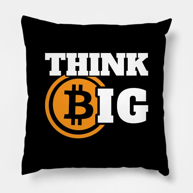 Bitcoin coin currency anti fiatmoney Pillow by RIWA