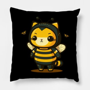Bee Cat Pillow
