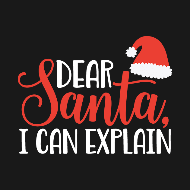 Dear Santa, i can explain - Funny Christmas by igzine