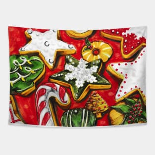 Christmas Cookies Tapestry