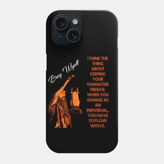 bray Wyatt Phone Case by Light Up Glow 