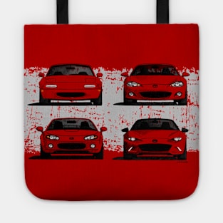 The four generations of the japanese roadster Tote